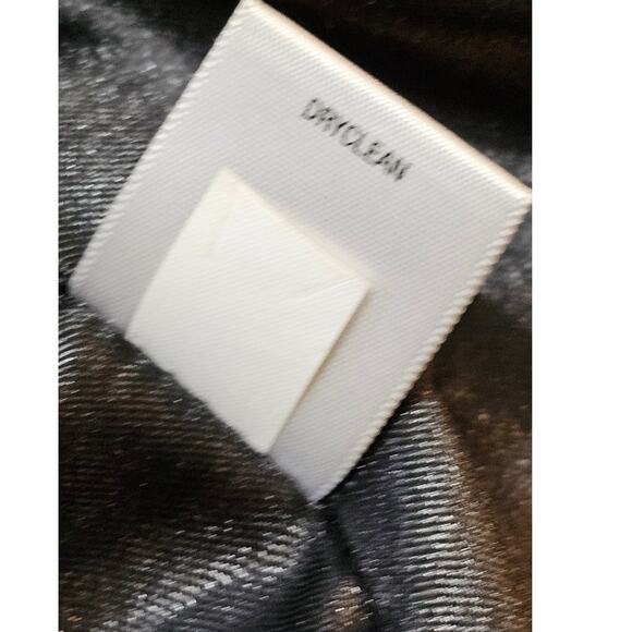 Womens Double Breasted Peacoat Wool Blend Jacket/Coat Charcoal Gray Size Large - Picture 6 of 6